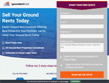 Tablet Screenshot of groundrentfund.co.uk